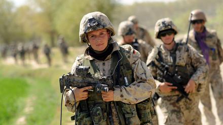Mit Genehmigung des Parlaments: Bundeswehrsoldaten im Einsatz in Afghanistan.