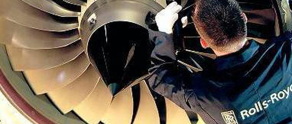 Runde Sache. Der Triebwerkhersteller Rolls-Royce baut seine Produktion in Deutschland aus.