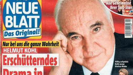 Erschütternde Spekulationen. Die Krankenhaus-Story über Helmut Kohl im „Neuen Blatt“ enthällt erschreckend oft den Begriff „soll“. 