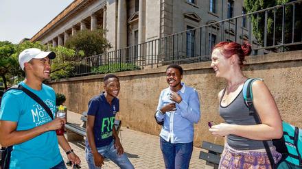 Auf dem Sprung. Ob in Afrika (hier die Uni Johannesburg) oder Europa: Der Uni-Zugang ist ein wichtiges Thema.