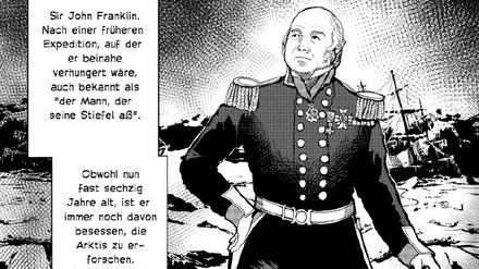 Historischer Held: Sir John Franklin, wie er in dem besprochenen Buch dargestellt wird.