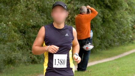 Eine Aufnahme von 13.09.2009 zeigt Andreas Lubitz auf der Strecke beim Aerportrace in Hamburg.