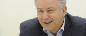 Klaus Wowereit in bester Laune.