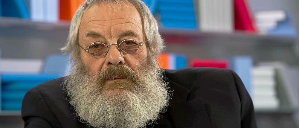 Schriftsteller und Übersetzer Harry Rowohlt.