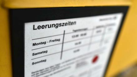 Einer der 120 000 Briefkästen in Deutschland.