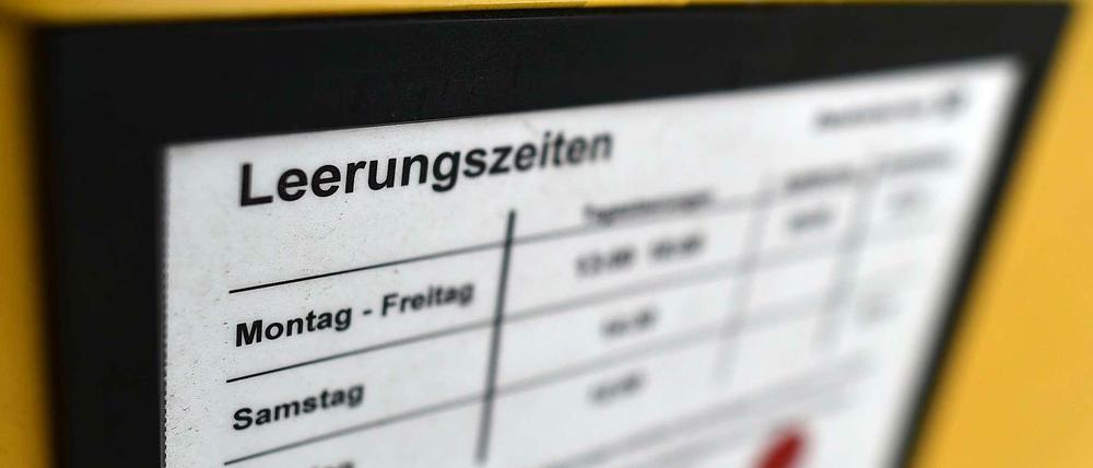 Einer der 120 000 Briefkästen in Deutschland.