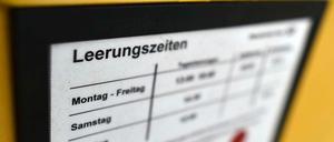 Einer der 120 000 Briefkästen in Deutschland.