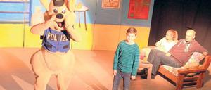 Was das Känguru sagt. Szene aus „(K)ein Kinderspiel“. 