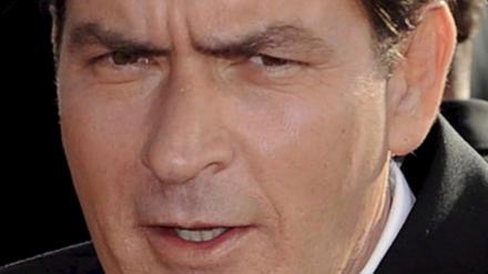 Hollywoodstar Charlie Sheen im Jahre 2008 in Los Angeles.