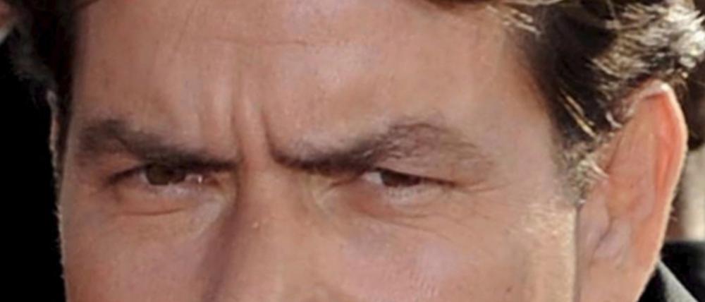 Hollywoodstar Charlie Sheen im Jahre 2008 in Los Angeles.