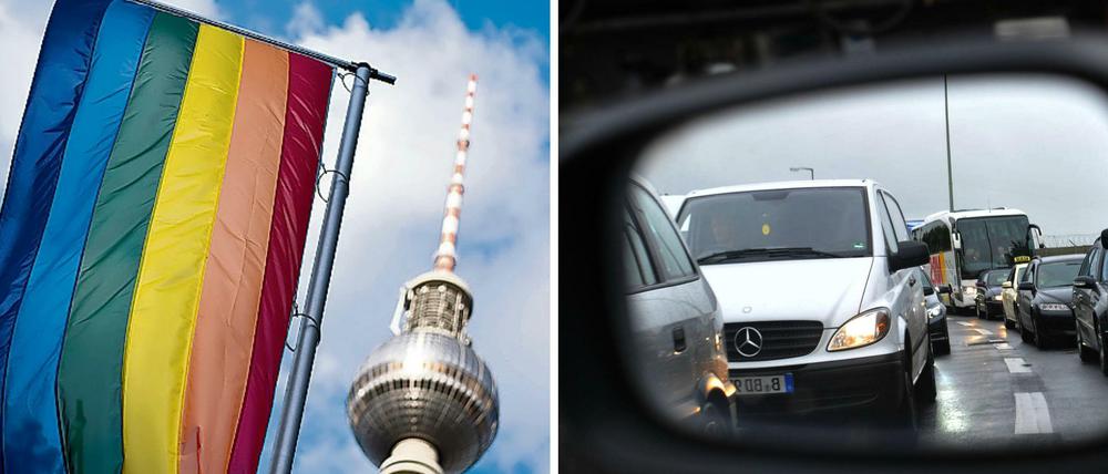 Zwischen Protest, Party und Verkehrsbehinderungen. Am Wochenende ist eine Menge los.