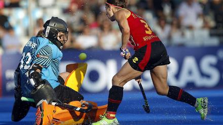 Auf sie war Verlass. Torhüterin Kristina Reynolds hielt ihr Team im Penaltyschießen im Spiel.