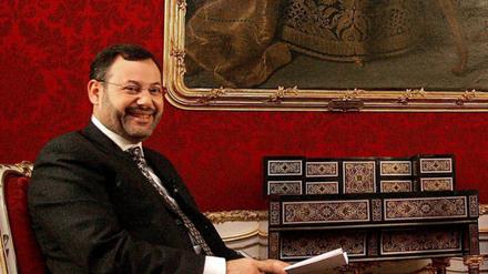 Der Al Jazeera-Journalist Ahmed Mansour in Wien