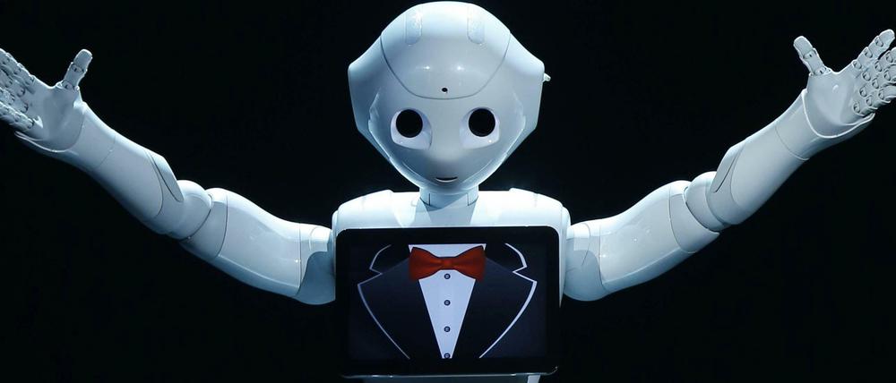 Der Roboter "Pepper" wurde in Japan entwickelt.