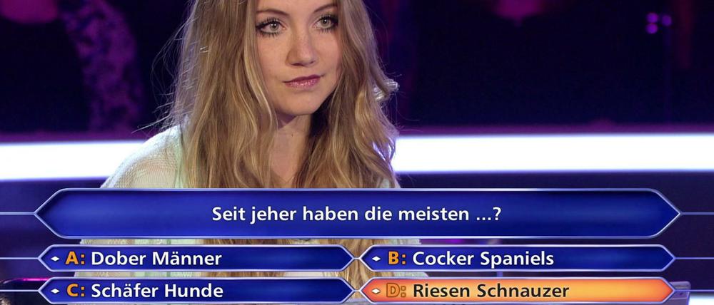 Studentin Tanja Fuß nimmt Antwort D...