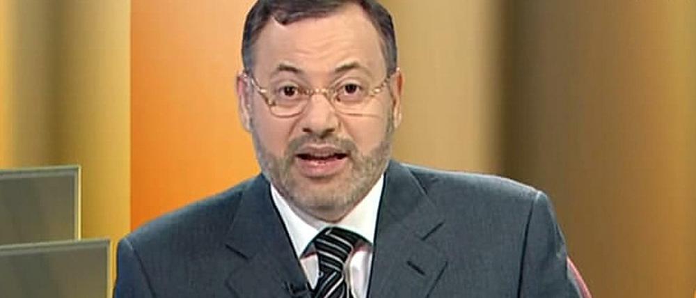 Der ägyptische TV-Journalist Ahmed Mansur