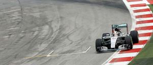 Mercedes-Pilot Lewis Hamilton beim Qualifying in Spielberg.