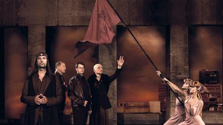 Die Band Laibach in Nordkorea? Von der rein äußerlichen Ästhetik her könnte es passen - zu glauben ist es kaum.