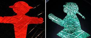 Grün - wird's komischerweise oft ziemlich spät.