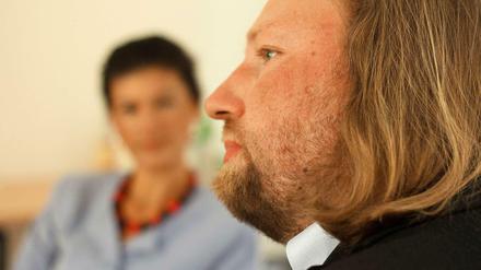 Linken-Fraktionsvize Sahra Wagenknecht, Grünen-Fraktionschef Anton Hofreiter