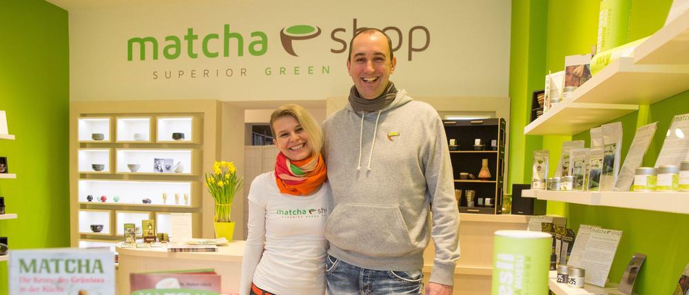 Produkte rund um den grünen Tee gibt es im Matchashop in Prenzlauer Berg.