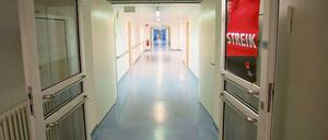Leere Flure, leere Betten: Die Charité in Berlin