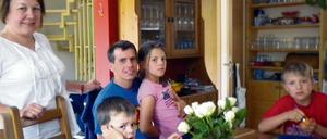 Zwischen Rhein und Masuren. Wioletta, Anton, Jan, Laura und Adrian Musekamp (v.l.n.r.) sind eine von vielen deutsch-polnischen Familien in Frankfurt (Oder). 