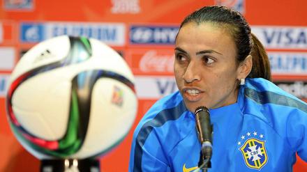 Fokussiert. Marta ist guter Dinge in Sachen WM-Titel.