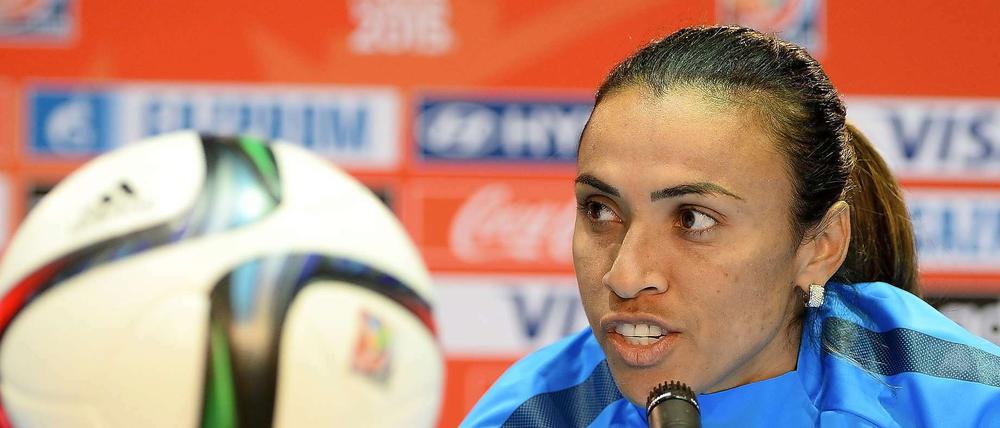 Fokussiert. Marta ist guter Dinge in Sachen WM-Titel. 