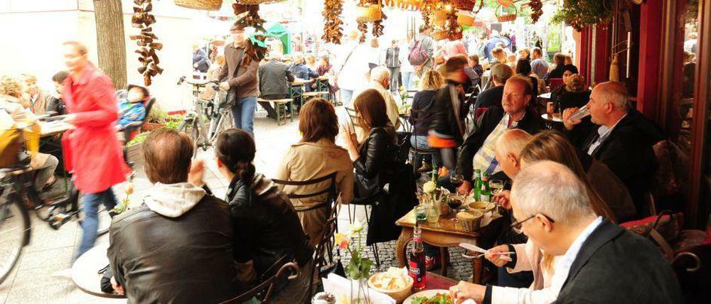 Mahlzeit! Beim Bergmannstraßenfest darf genascht und gefeiert werden.