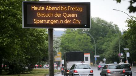 Mit dem Besuch sind auch zahlreiche Verkehrsbeeinträchtigungen verbunden.