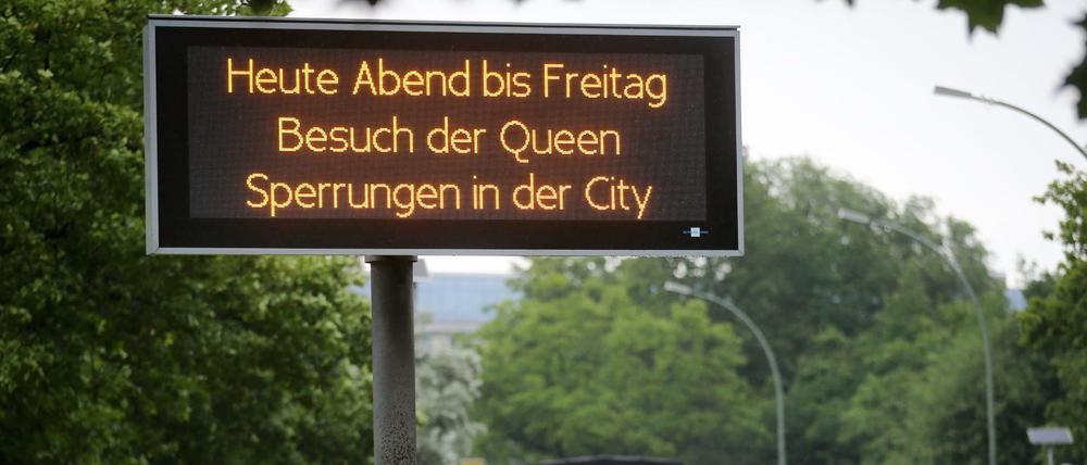 Mit dem Besuch sind auch zahlreiche Verkehrsbeeinträchtigungen verbunden.