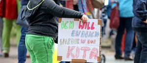 d Frust und Wut. Die bisherigen Erzieher-Streiks in kommunalen Kindertagesstätten haben viele Eltern und Kinder strapaziert.