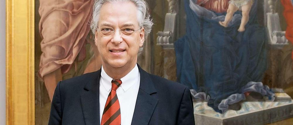 Der General übernimmt die Gemäldegalerie: Michael Eissenhauer im Botticelli-Raum des Museums am Kulturforum.