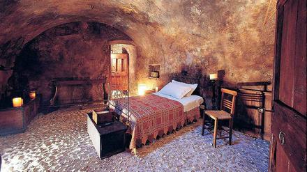 Ungestörte Träume. Die dicken Mauern in diesem Gewölbezimmer lassen keine Geräusche durch.