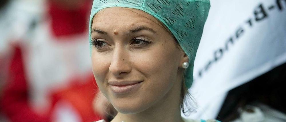 Eine von vielen. Charité-Streikende im Sommer 2015 vor dem Gesundheitsministerium.