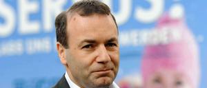 Der Chef der EVP-Fraktion im EU-Parlament, Manfred Weber (CSU).