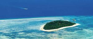 Gefährdete Farbenpracht. Das Great Barrier Reef vor der Ostküste Australiens wird durch Klimawandel, Stürme und Abwässer aus der Landwirtschaft massiv unter Druck gesetzt. 