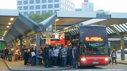 Bitte einsteigen. Der Zentrale Omnibusbahnhof wird umgebaut und bekommt mehr Haltestellen. 