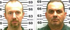 Fotos der New Yorker Polizei von den beiden Ausbrechern Richard Matt (rechts) und David Sweat