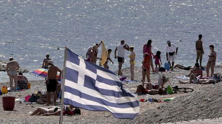 Urlauber in Griechenland