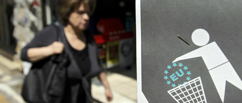 In Griechenland wird die EU kritisch gesehen - aber nicht von allen.