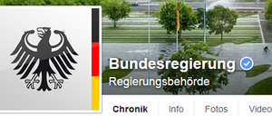 Die Facebook-Seite der Bundesregierung - ein ziemlich kostspieliges Projekt.