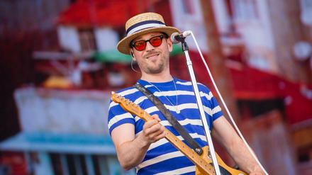 Natürlich mit Mützchen: Beatsteaks-Sänger Arnim Teutoburg-Weiß.