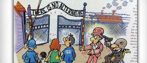 Heftig: Nazi-Karikatur in griechischer Wochenzeitung
