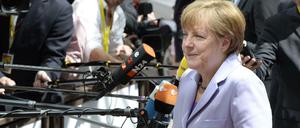 Macht Druck auf Athen: Bundeskanzlerin Angela Merkel.
