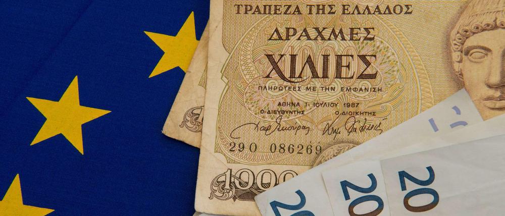 Zurück zur Drachme? Oder zum Geuro? Gerade weiß niemand, wie es mit Griechenland weitergeht.