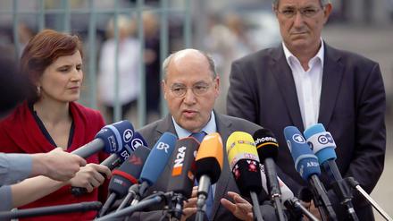 Linke-Politiker Katja Kipping, Gregor Gysi und Bernd Riexinger