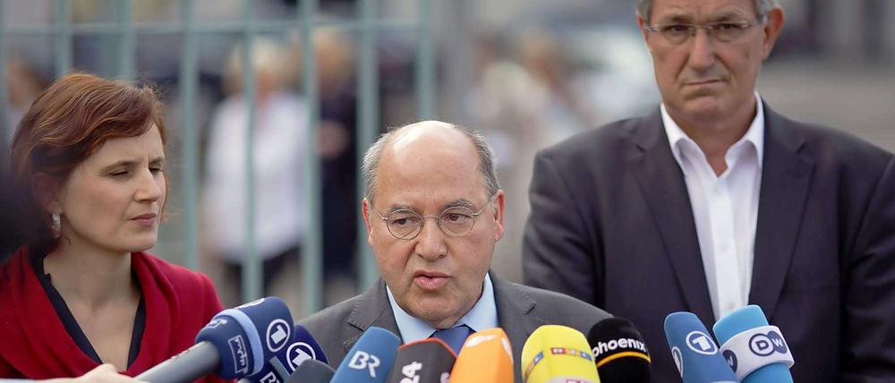 Linke-Politiker Katja Kipping, Gregor Gysi und Bernd Riexinger