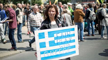  "Fair Play with Greece". Damit können sich alle einverstanden erklären, aber bei den Bedingungen für die Hilfe aus der EU gab es keine Einigung.